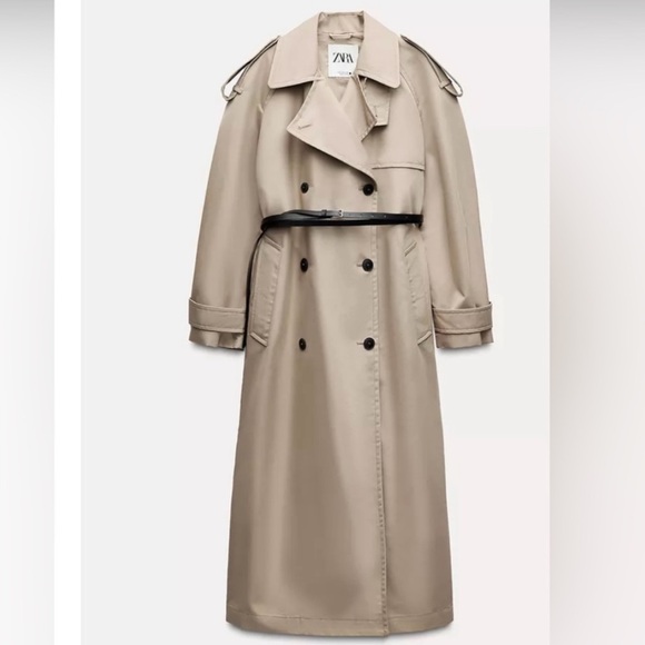 Zara Jackets & Blazers - Zara Tan Trench Coat
